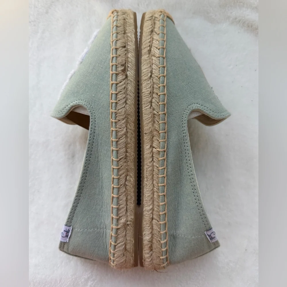 Bayside Beach Club Espadrille Sky Blue Size 8 Shoes La Vie En Rose Beachy NEW